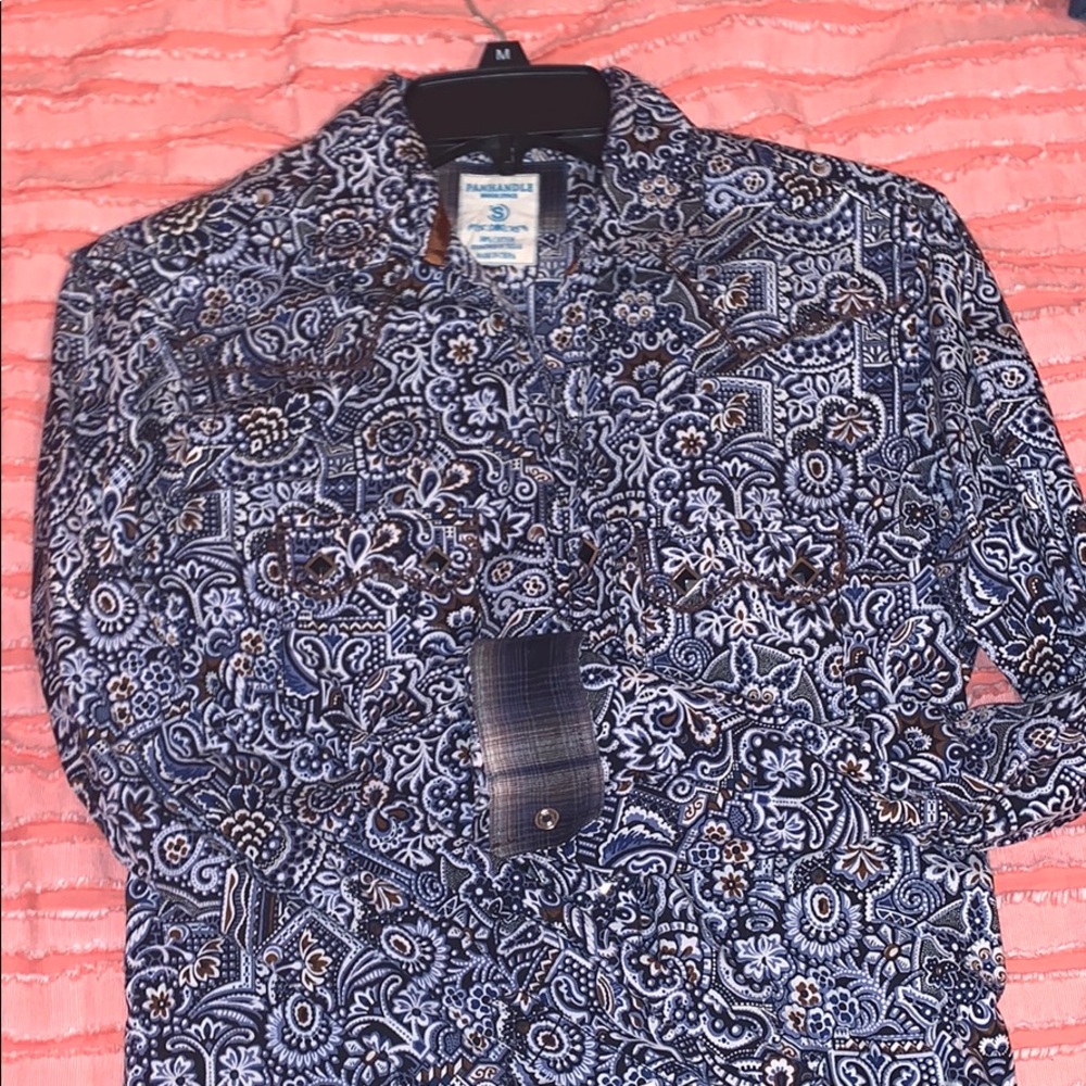 Panhandle rodeo shirt/ button up
